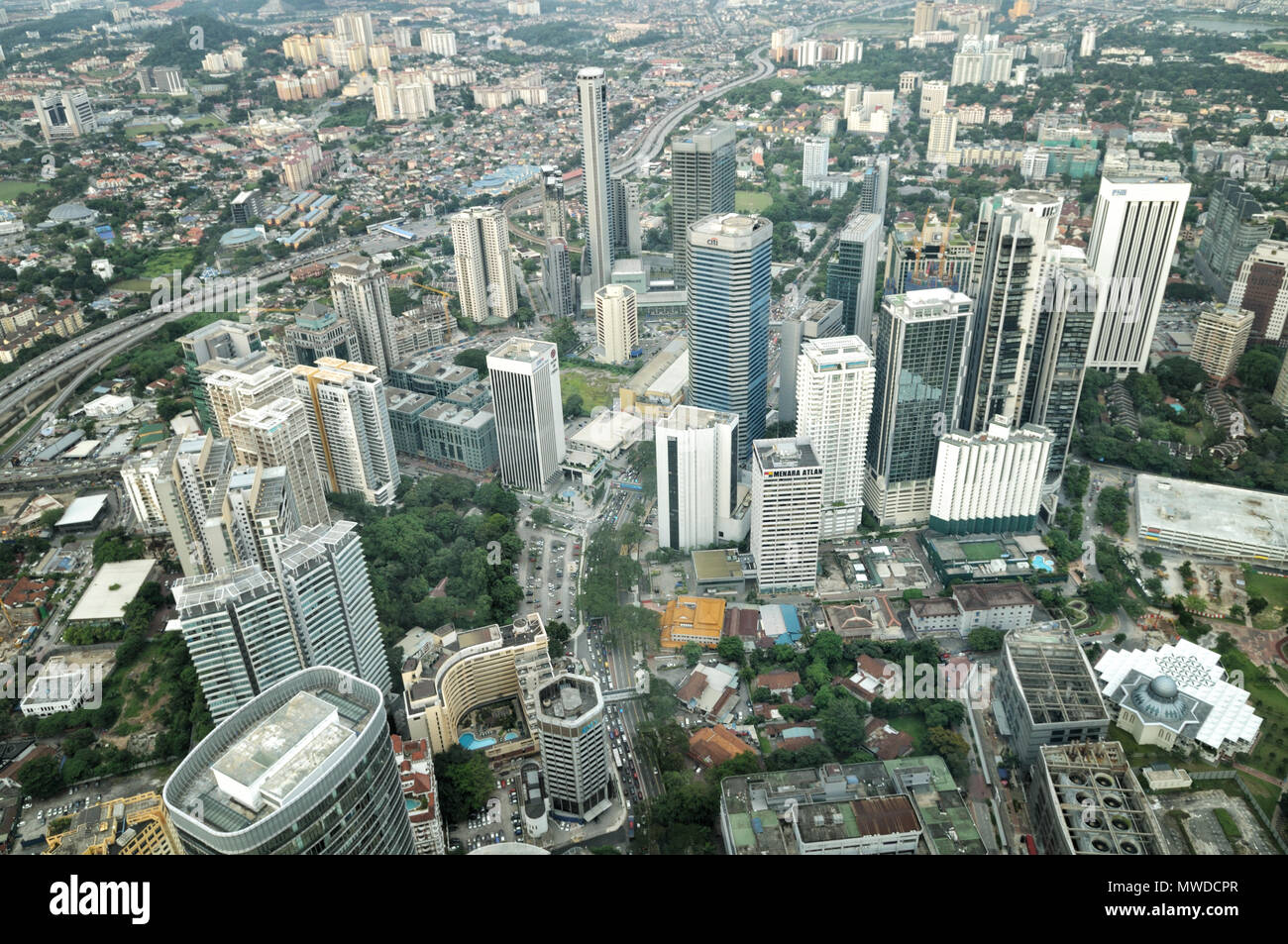 Kuala Lumpur From The 86th Floor Of The Petronas Twin Towers