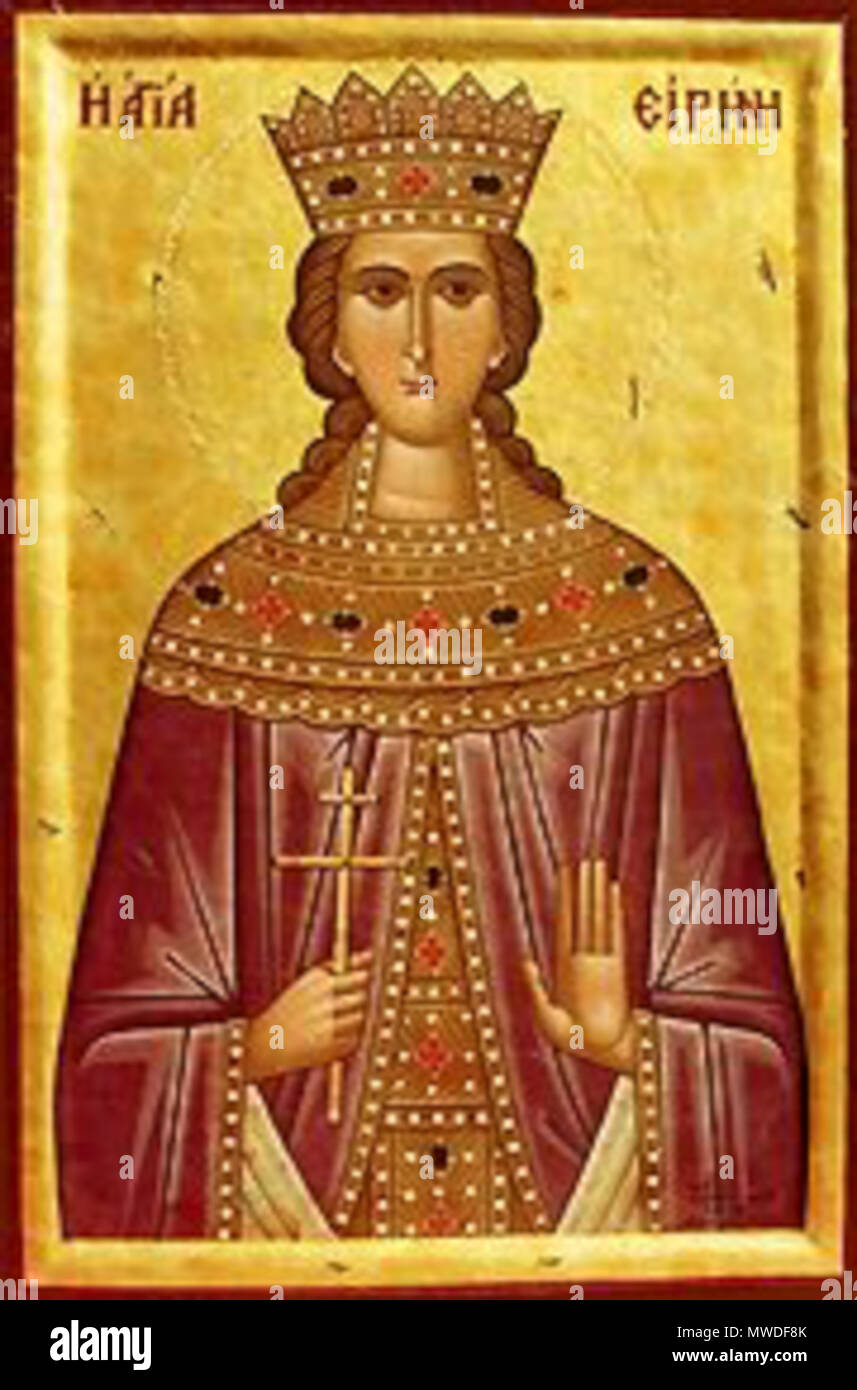 . St. Irene of Thessaloniki . Unknown 299 Irene of Thessaloniki Stock Photo