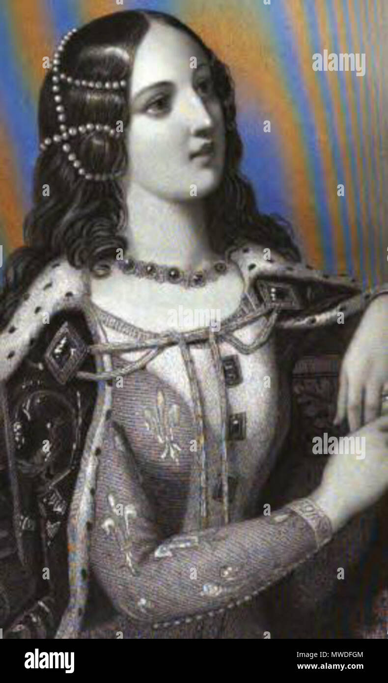 . English: Isabelle de Valois . 1851. Mary Howitt 299 Isabelle de Valois Stock Photo