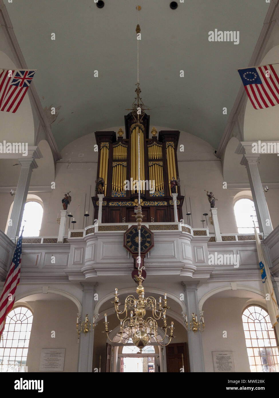 Boston, Massachusetts - May 3, 2018: Old North Church in Boston, Massachusetts, USA Stock Photo