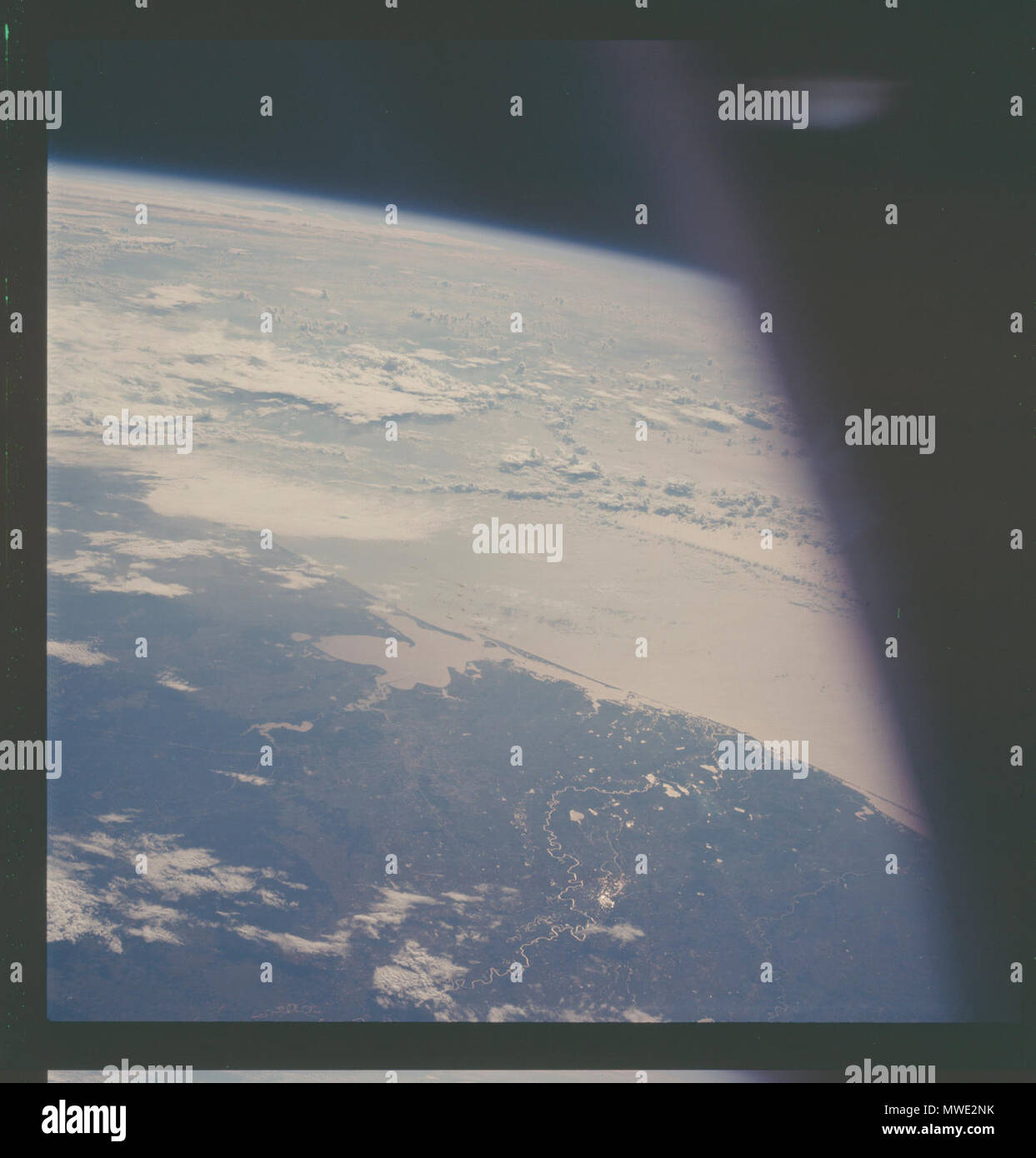 Apollo 9 Earth orbit Stock Photo - Alamy