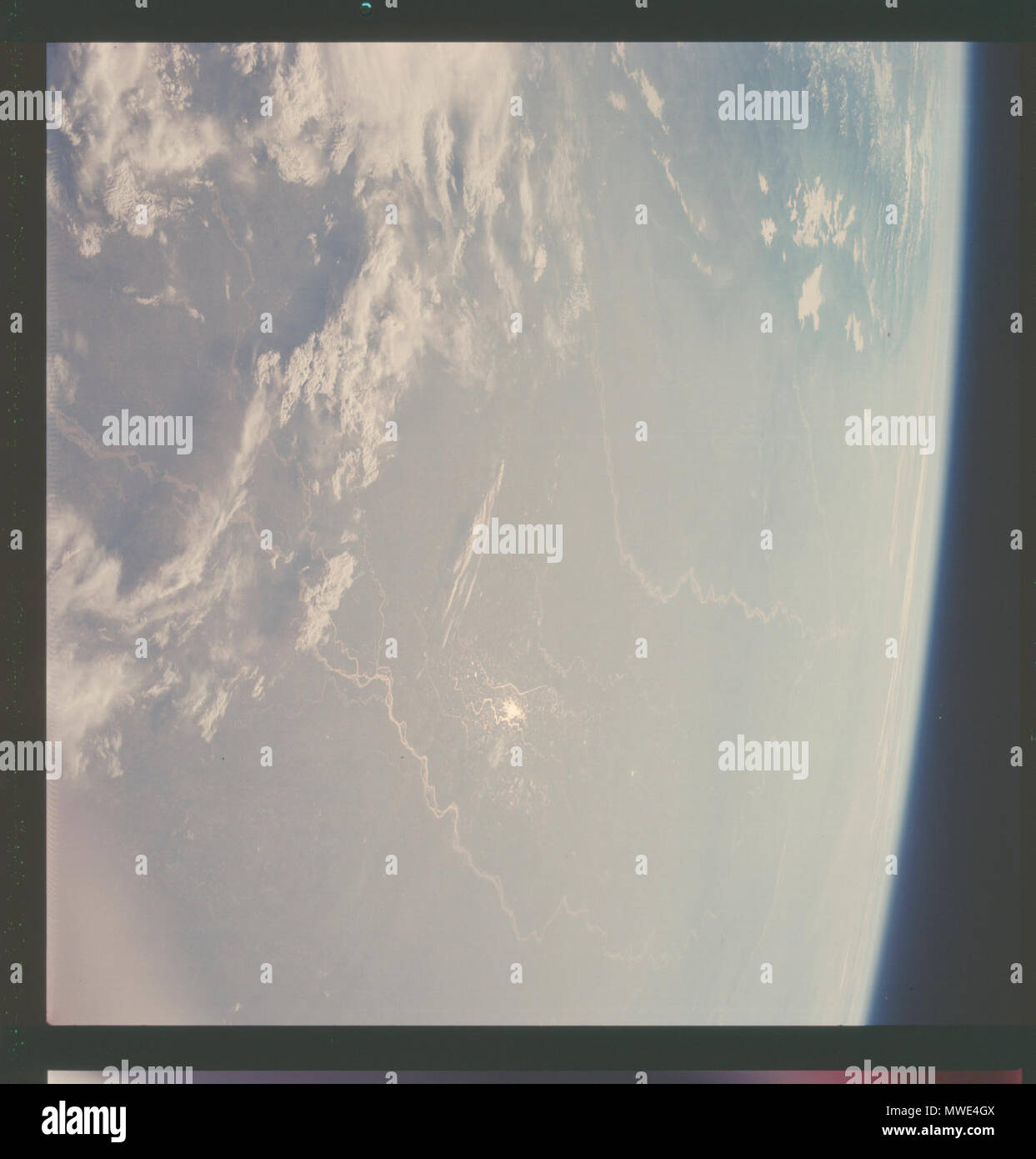 Apollo 9 Earth orbit Stock Photo - Alamy