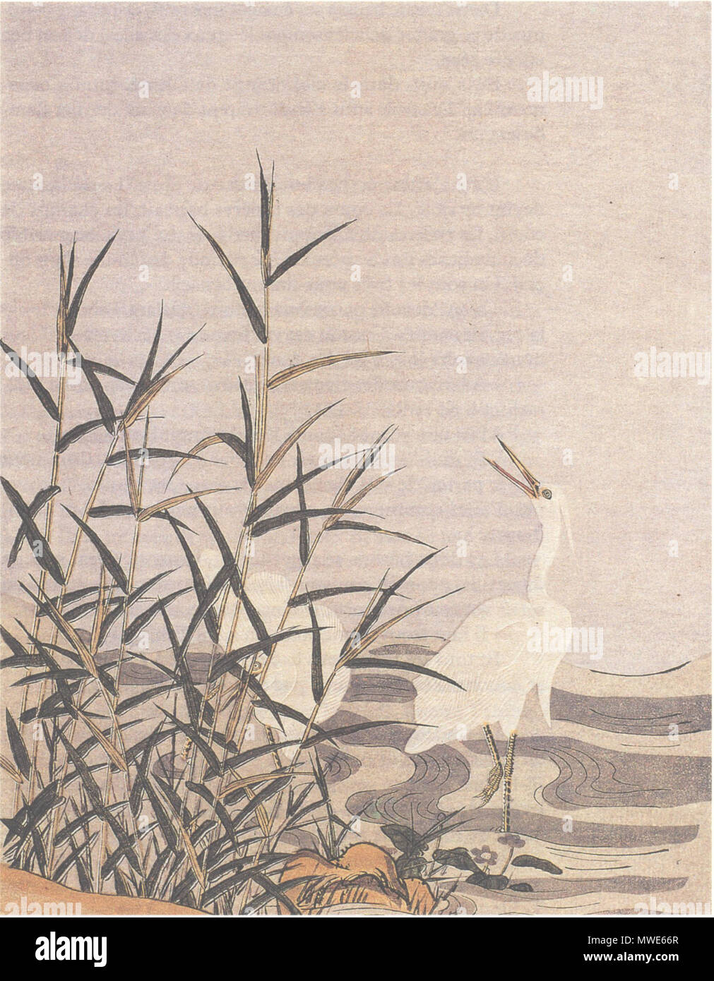 Japanese bird painting hi-res stock photography and images - Alamy