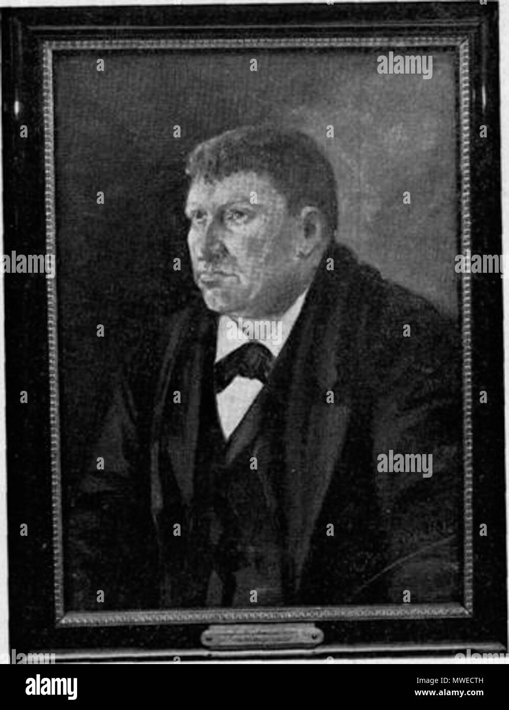 .  English: Portrait of Jakob Kristian Lauridsen (1858-1905), Danish politician, MP. Christiansborg Castle. . 1902  306 Jakob Kristian Lauridsen by Oswald Nilson Stock Photo
