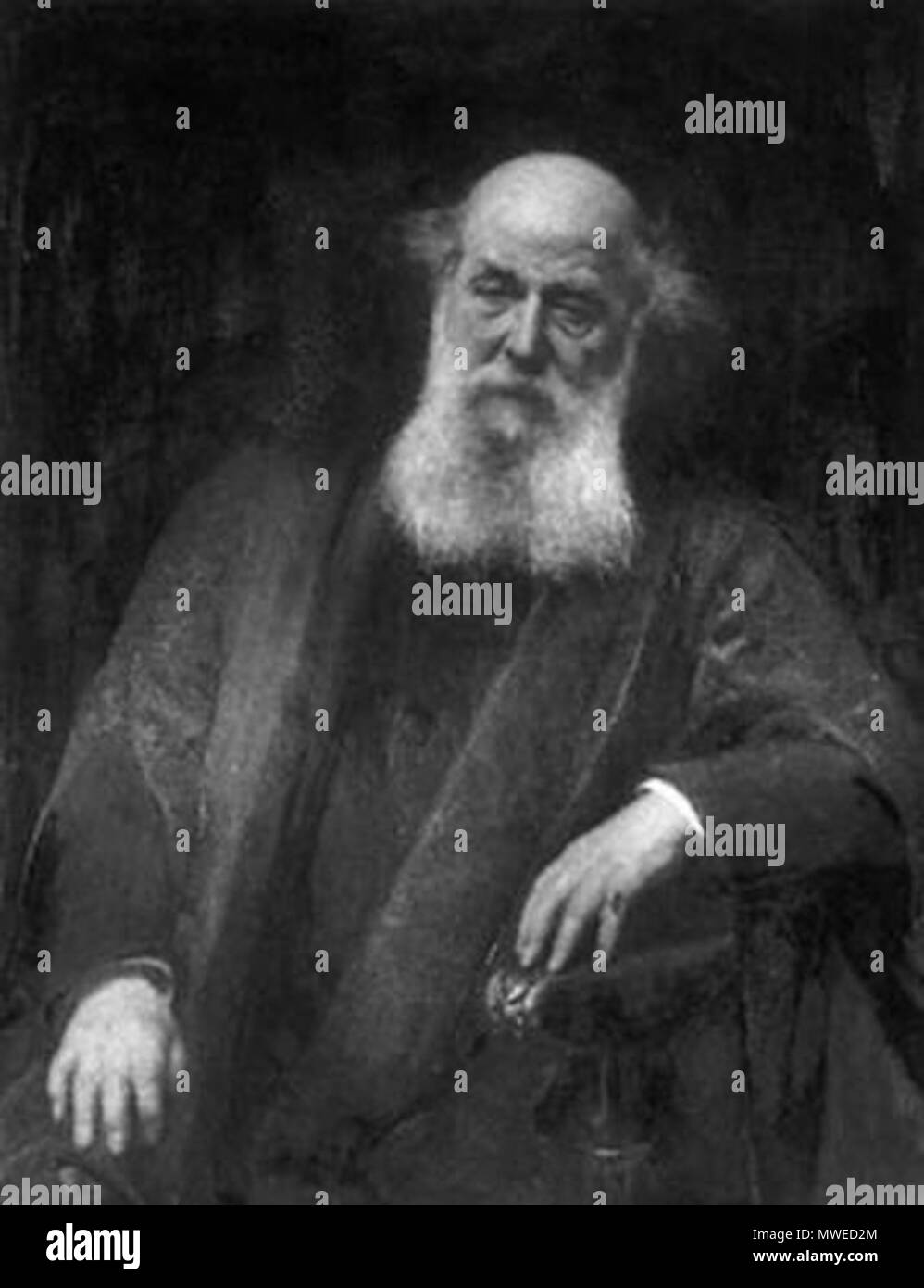 . English A portrait of the mathematician James Joseph Sylvester by