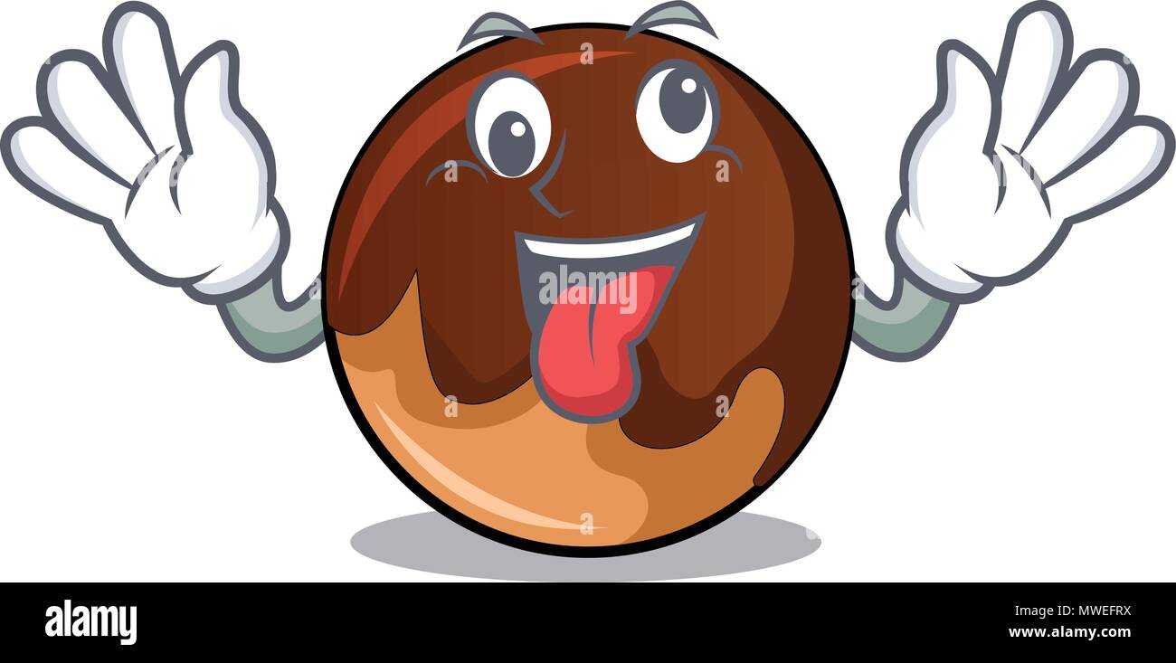 Crazy chocolate donut mascot cartoon Stock Vector Image & Art - Alamy