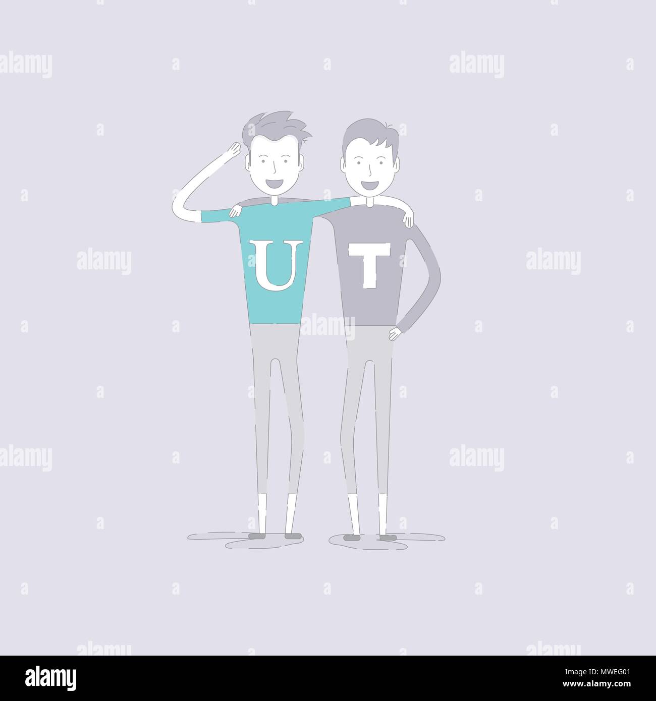 Adult Guys Men Two Best Friends Happy Smiling Young Men Friends Happy Best Friends Meeting Happy Couple Icon Happy Friends Two Man Friendly Hug And Fr Stock Vector Image Art Alamy