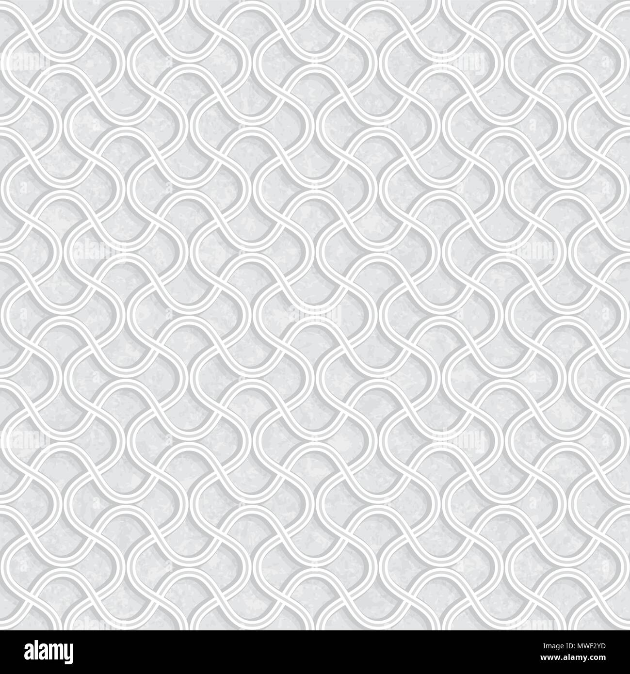 Geometric Pattern with Grunge Light Grey Background, Vector Illustration Stock Vector Image