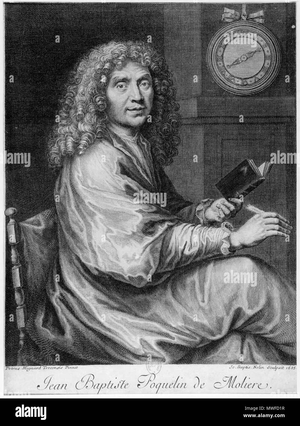 312 Jean-Baptiste Poquelin dit Molière Stock Photo
