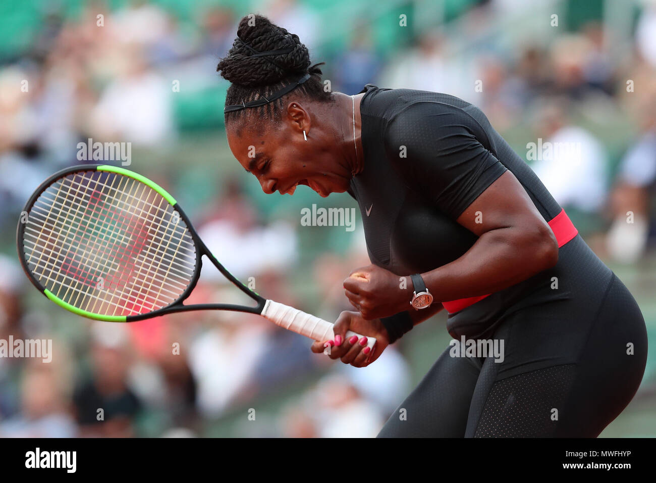 Williams Serena williams french open hi-res stock photography and images - Alamy