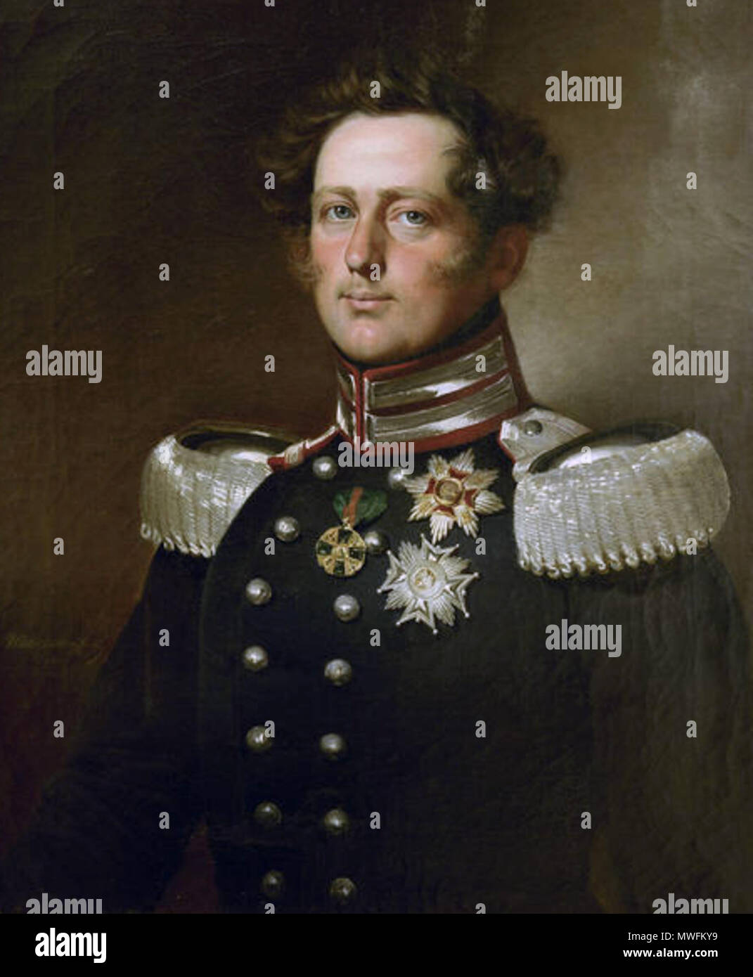 .  English: Leopold, Grand Duke of Baden . 1831  367 Leopold, Grand Duke of Baden Stock Photo