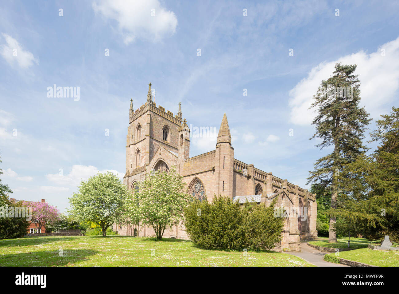 Leominster Priory Church, Leominster, Herefordshire, England, UK Stock