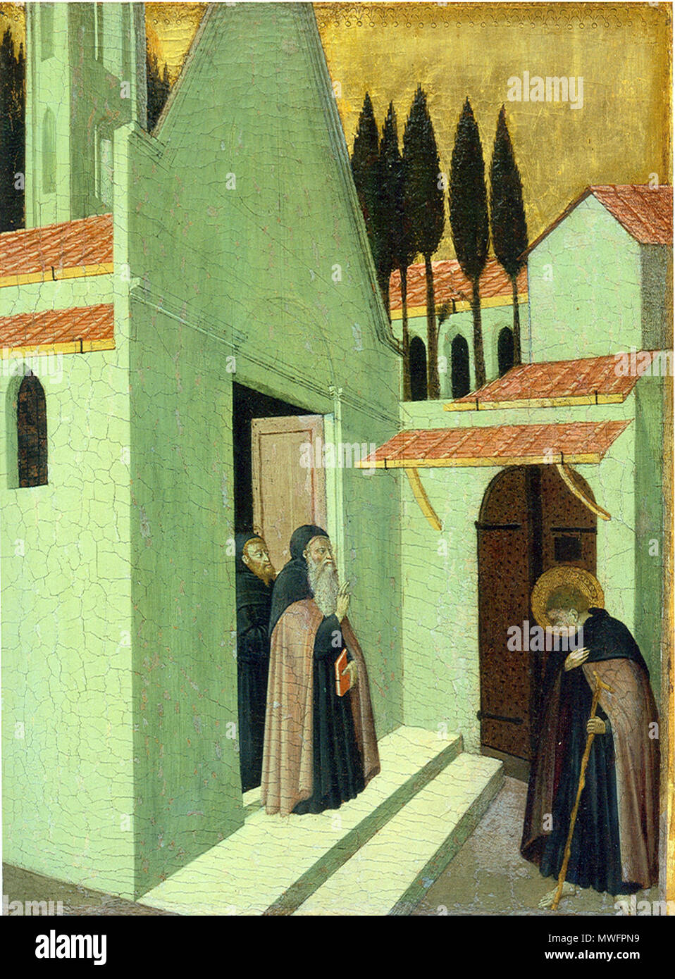 Medieval painted altar panel hi-res stock photography and images - Alamy