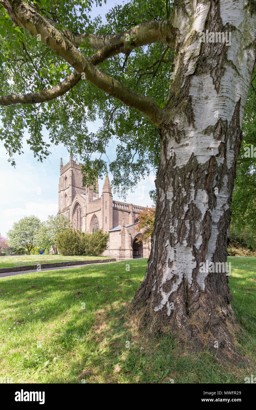 Leominster Priory Church, Leominster, Herefordshire, England, UK Stock