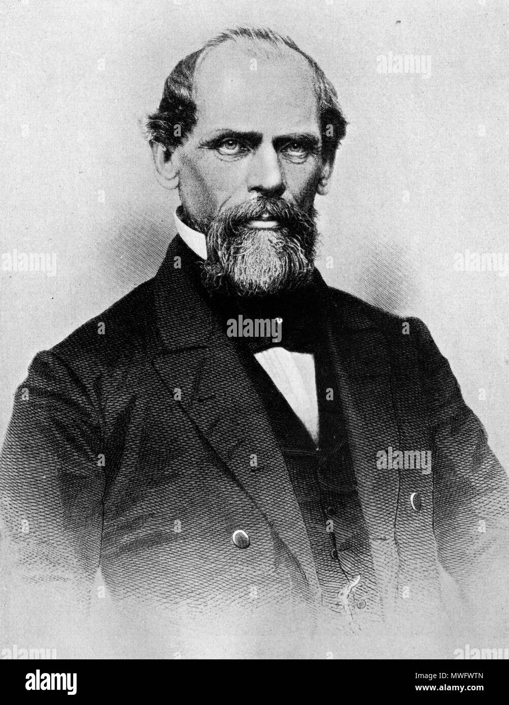 . English: John August Roebling (1804-1854); 125:100 cm Deutsch: John August Roebling (1804-1854), Wirtschaftsführer; 125:100 cm . scanned Nov. 2008; original 1855. Franz Krüger (1797-1857) 320 John August Roebling Stock Photo