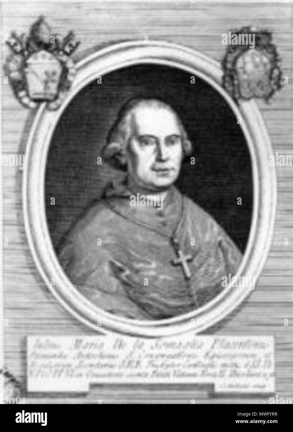 . Deutsch Kurienkardinal Giulio Maria della Somaglia . 1820