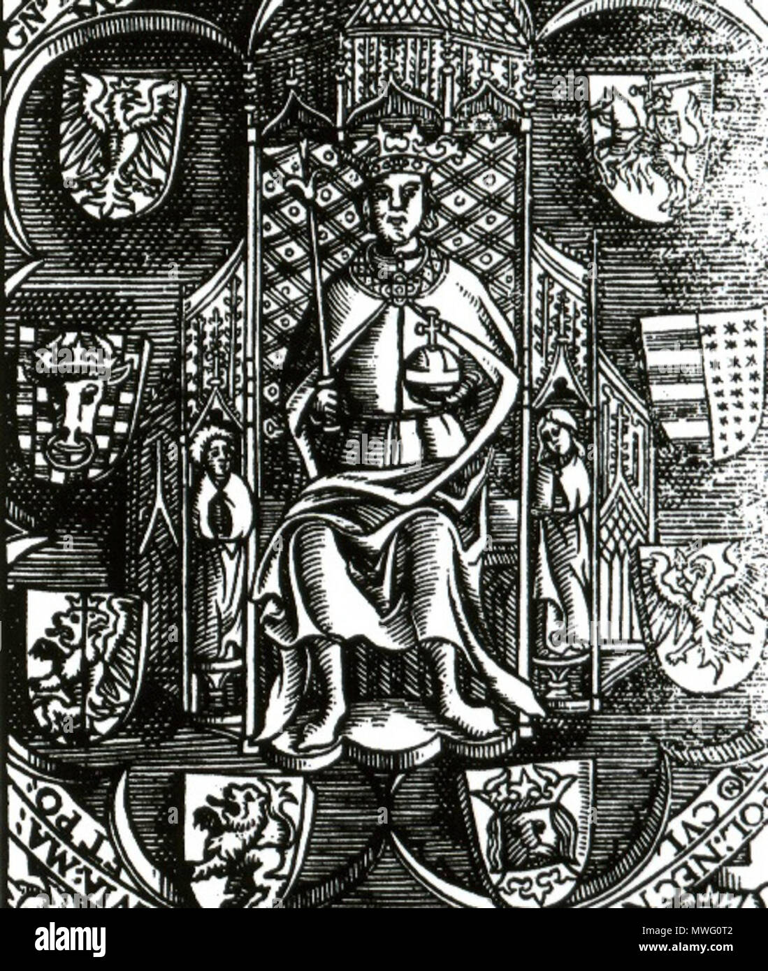 . Casimir IV King of Poland (XV century) . 15th century. unknown, 337 Kazimerzjagiello Stock Photo