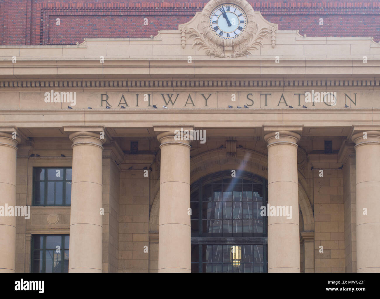 Wellington Railway Station Stock Photo - Alamy