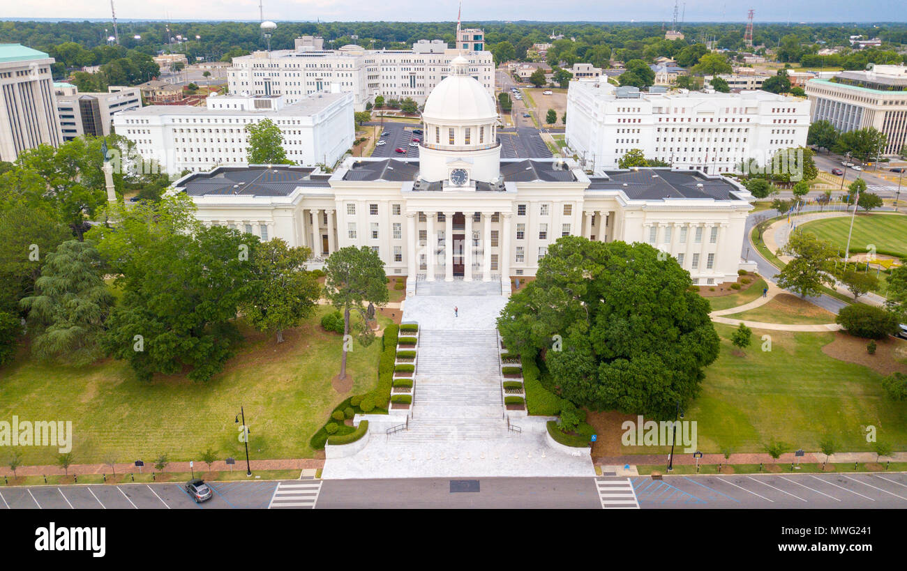 Alabama State Capitol Building, Montgomery, Alabama, USA Stock Photo