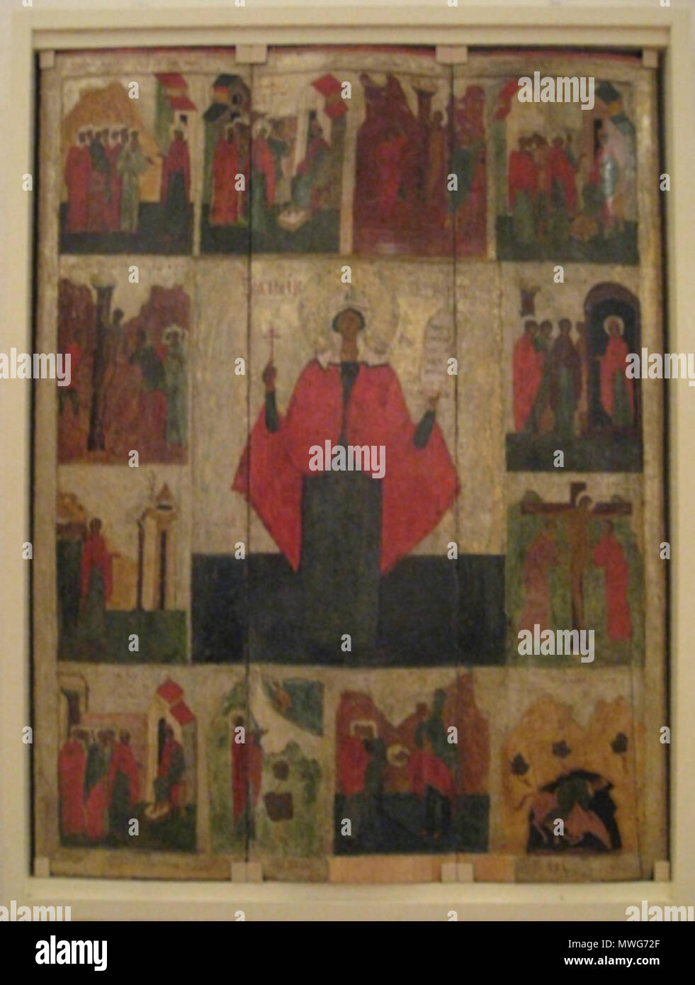 . Paraskeva. Pskov museum . 16th century. Anonimous 467 Paraskeva (16th c, Pskov museum) Stock Photo