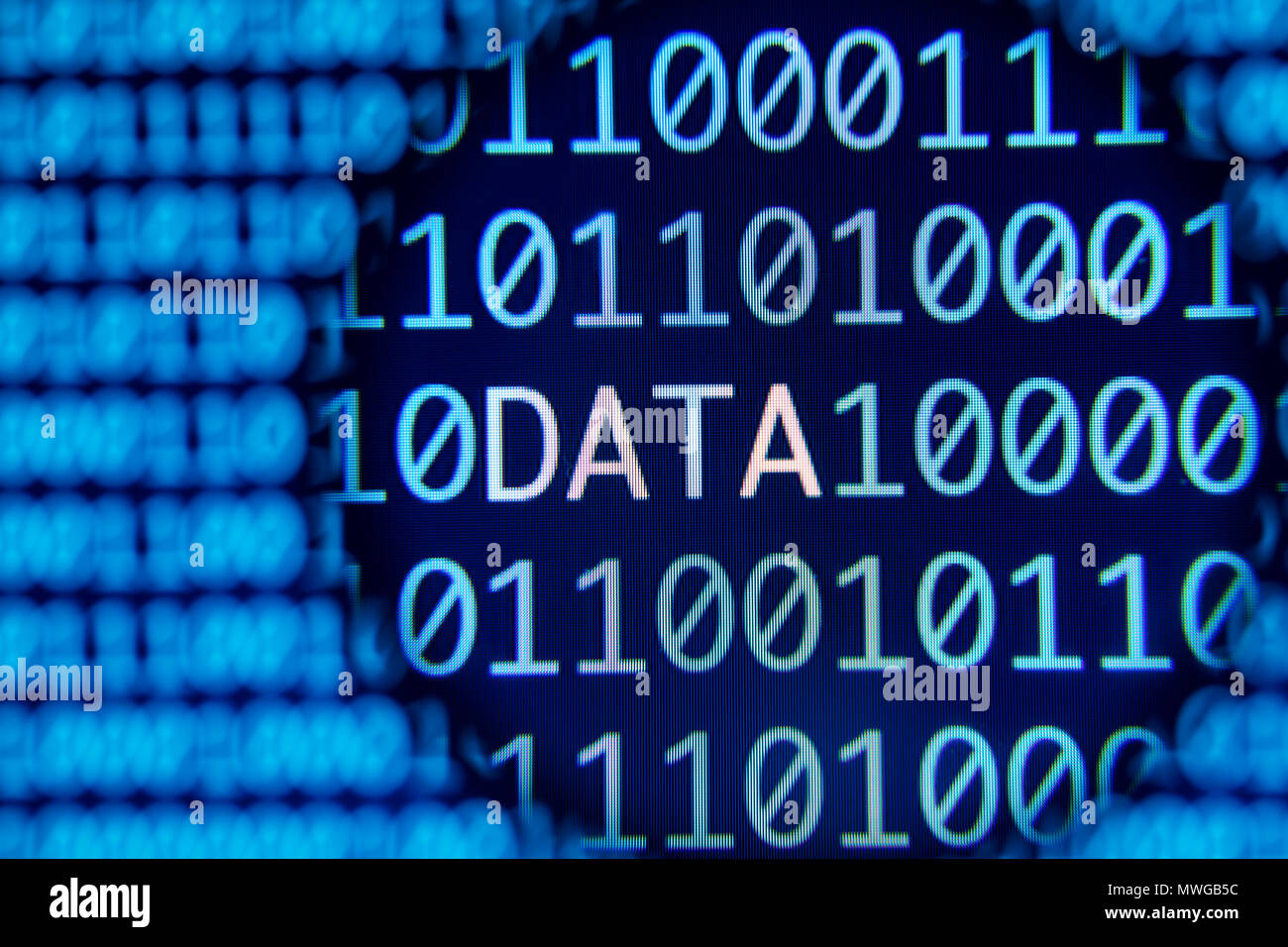 Online data security concept. Stock Photo