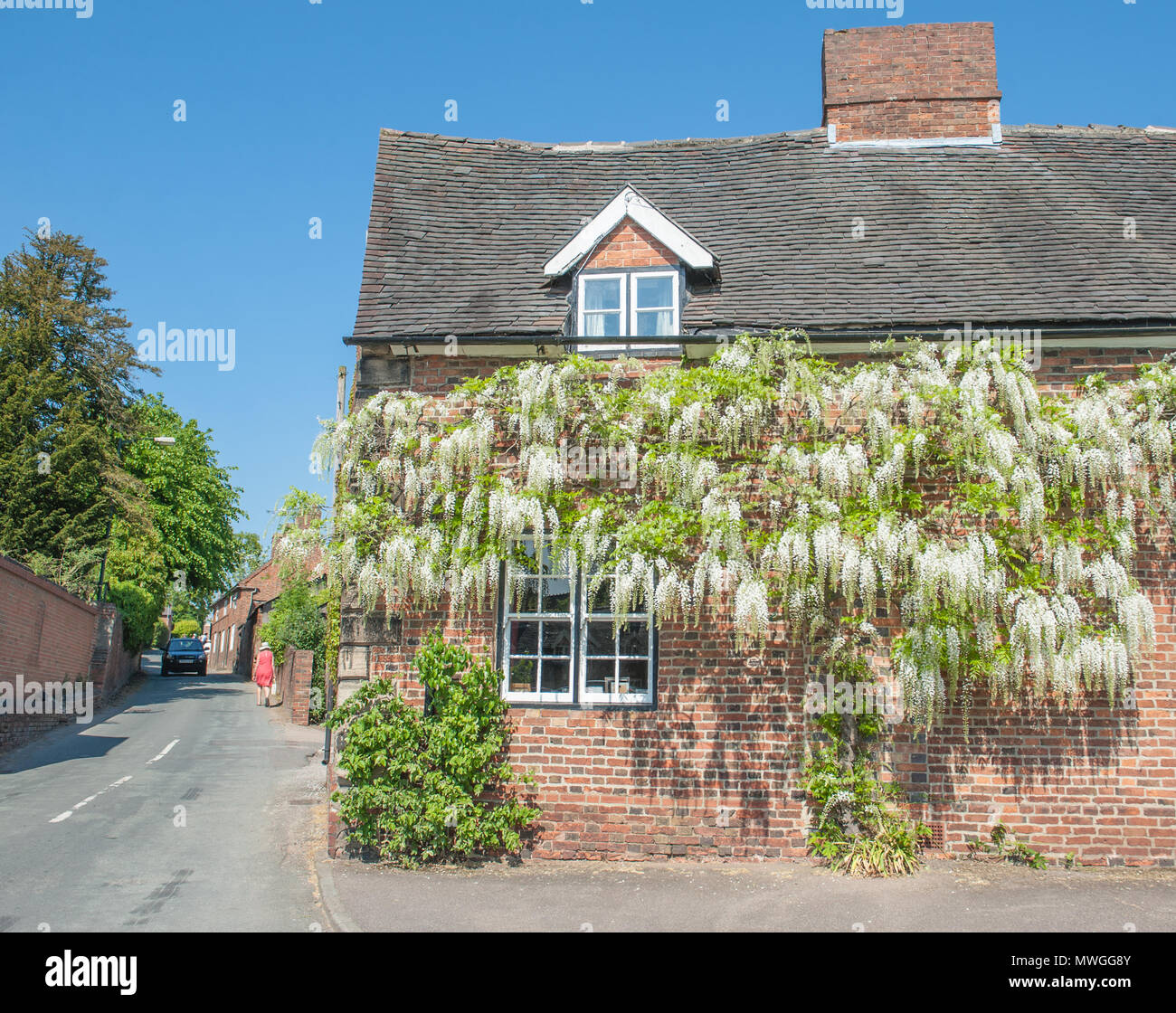 An ancient cottage in the village of Abbots Bromley, Staffordshire