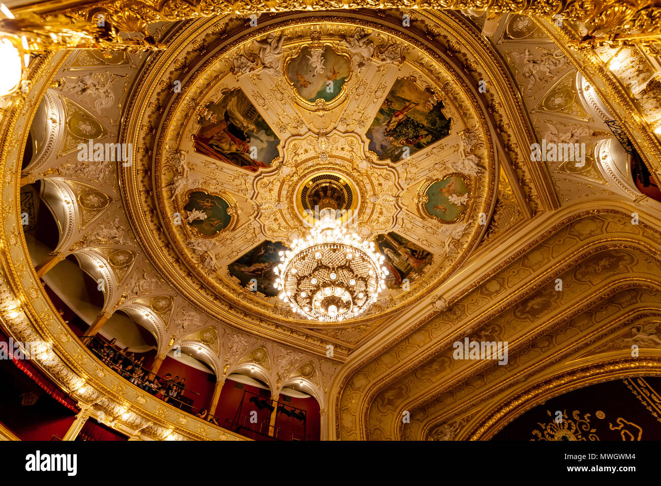 The Odessa National Academic Theatre of Opera and Ballet, Odessa, Ukraine Stock Photo