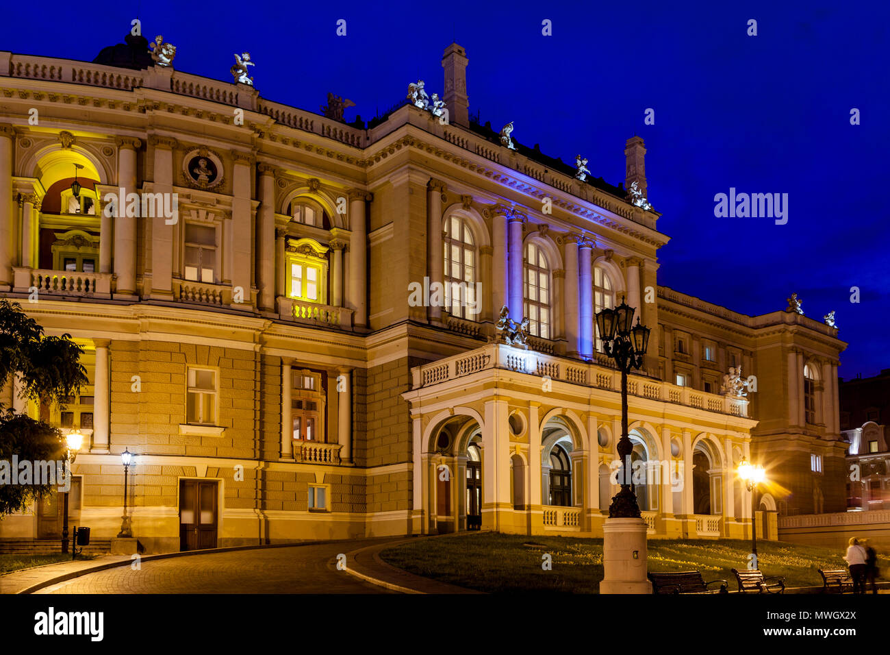 The Odessa National Academic Theatre of Opera and Ballet, Odessa, Ukraine. Stock Photo