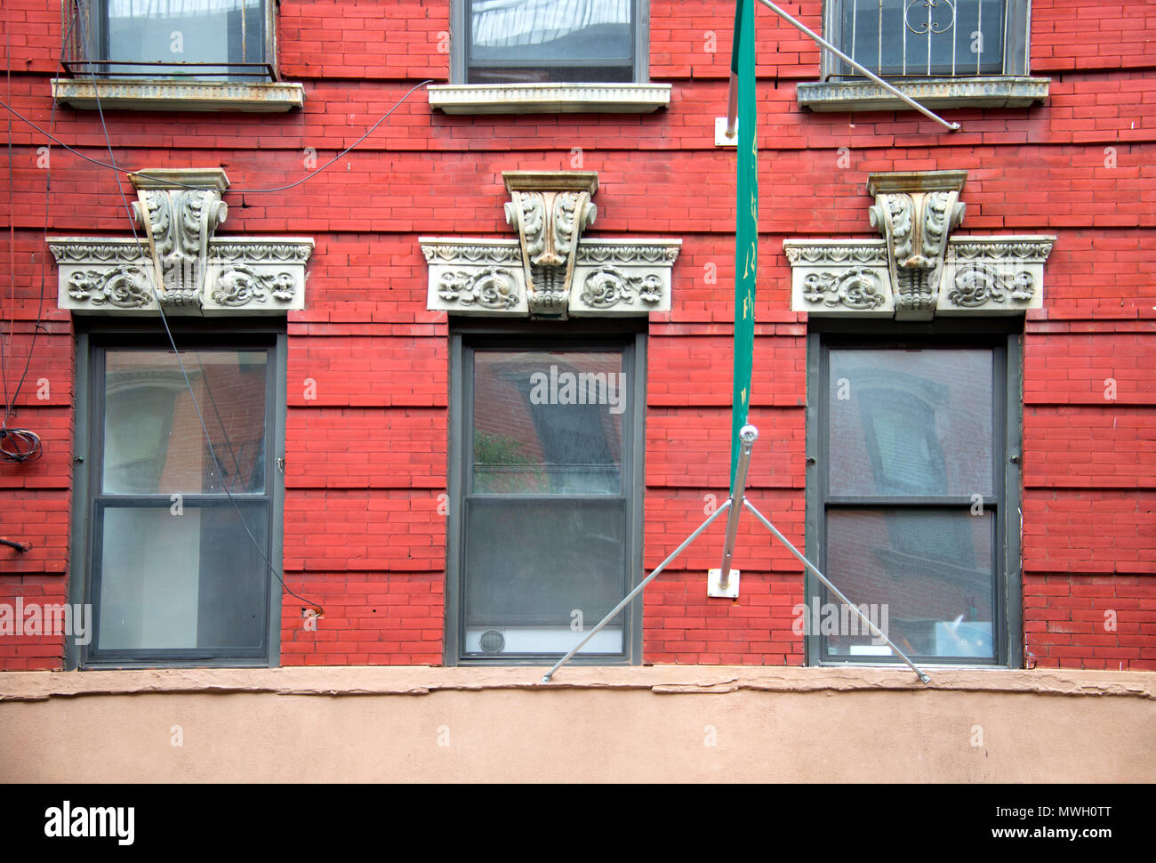 Unique Decorative Window And Architectural Building Features In