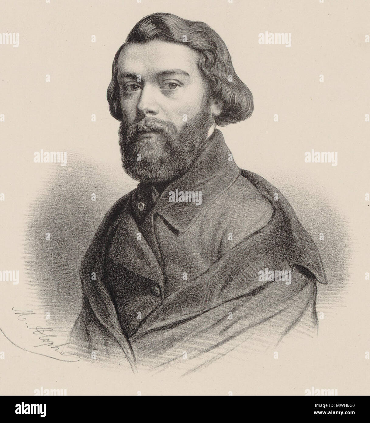 . Français : Portrait de Jancourt par Alophe . 19th century. Marie ...
