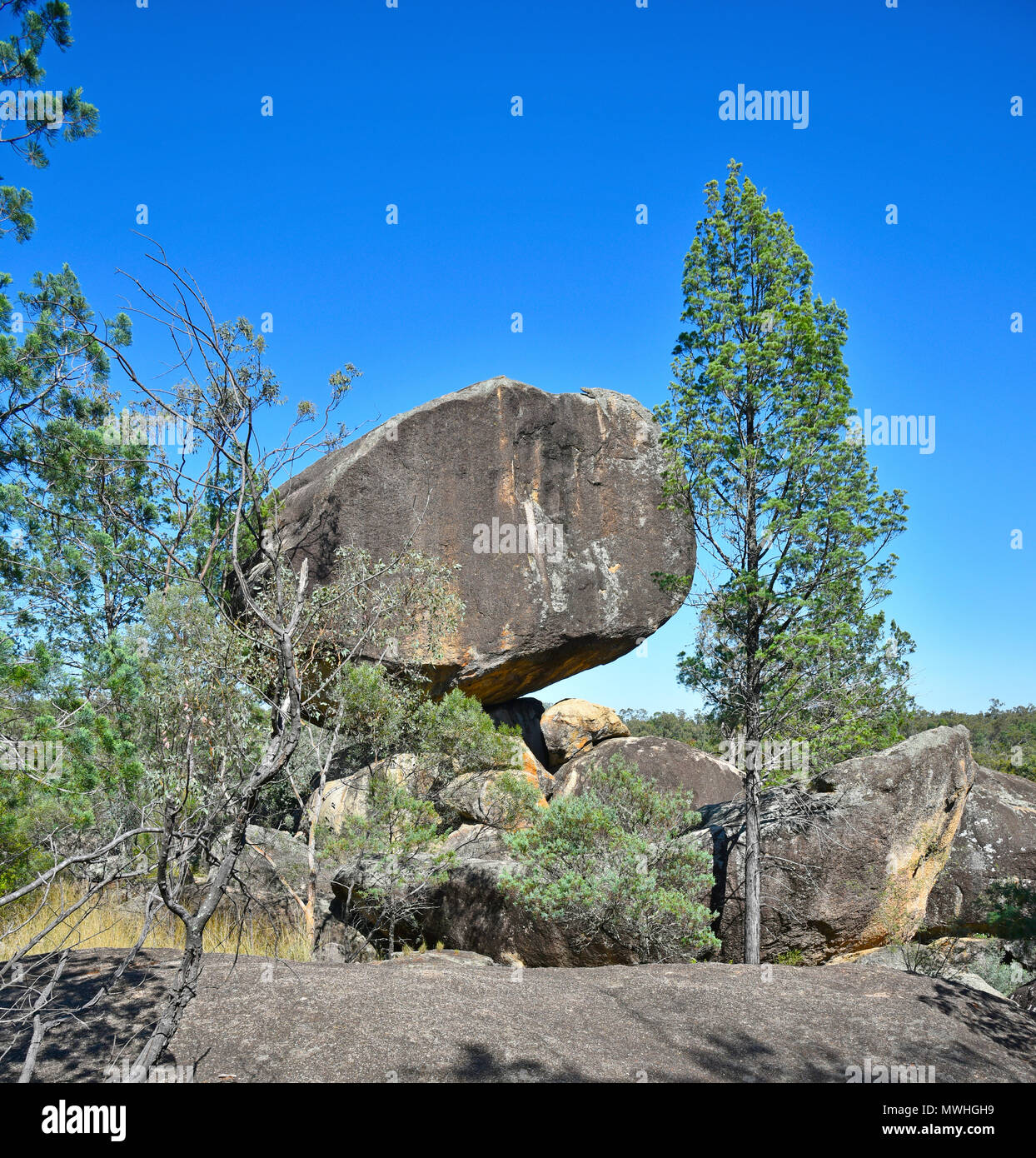 Cranky Rock Nature Reserve near Warialda in northern new south wales,  australia Stock Photo - Alamy