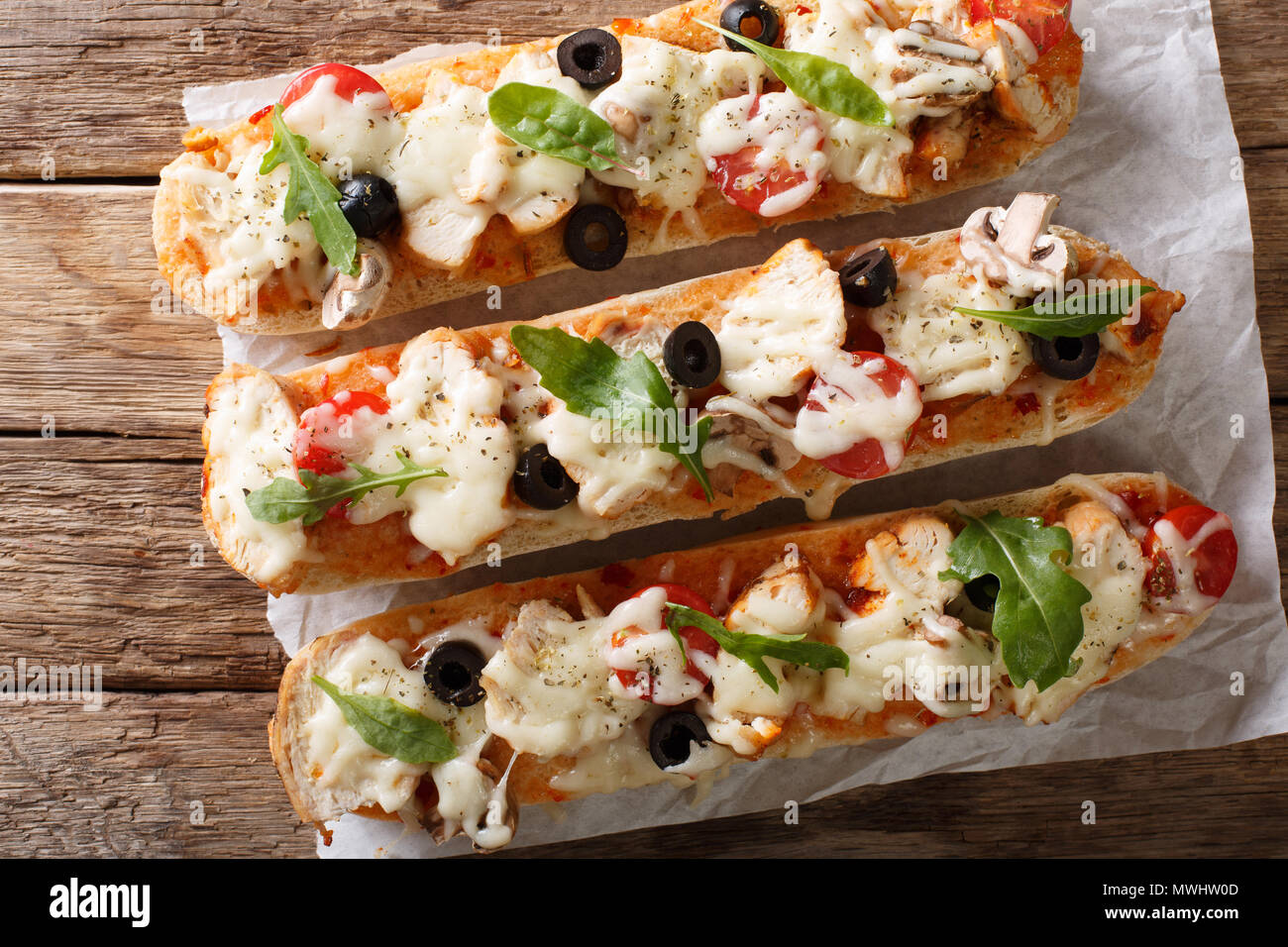 Pizza baguette hires stock photography and images Alamy