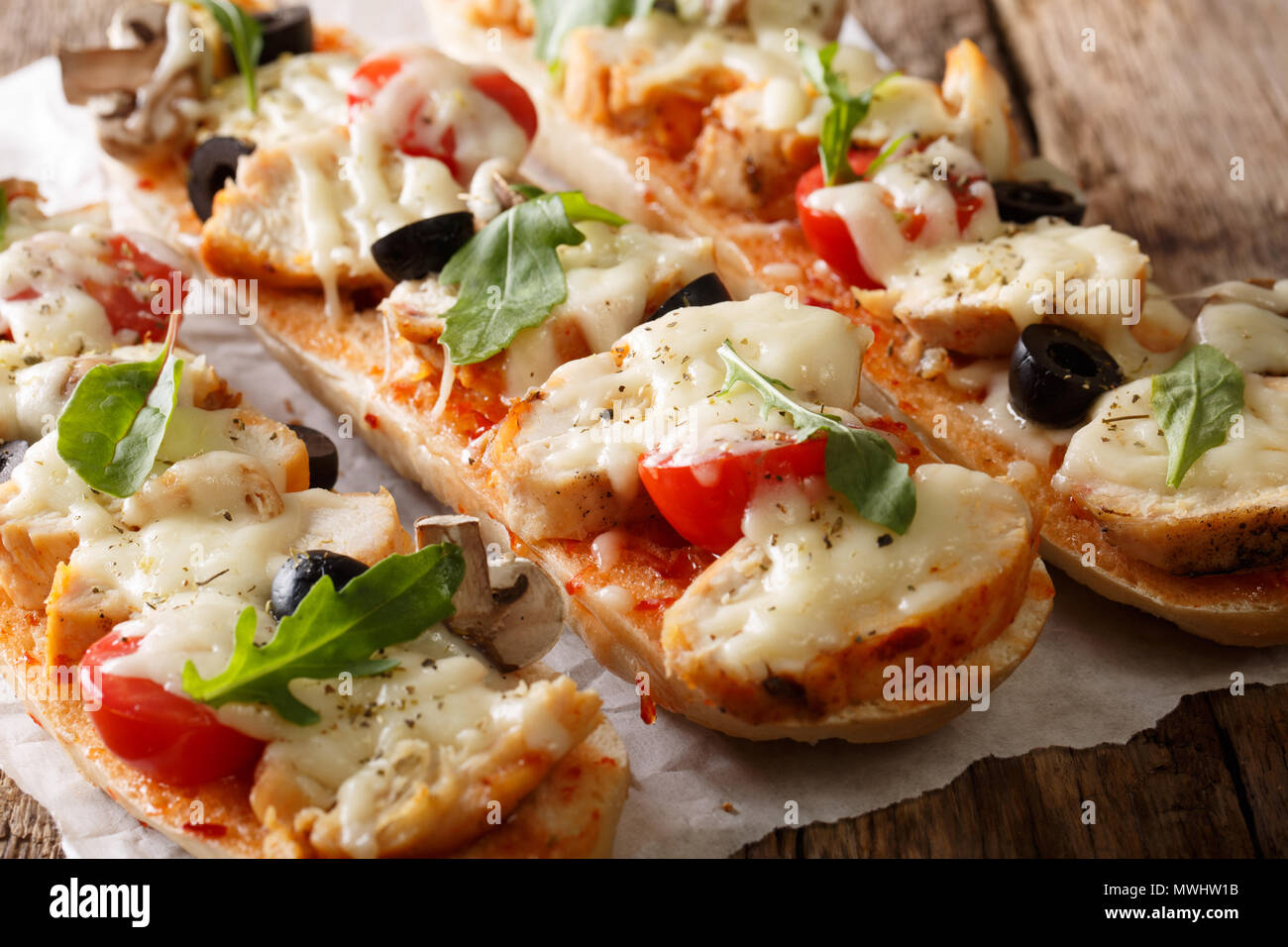 Pizza baguette hires stock photography and images Alamy