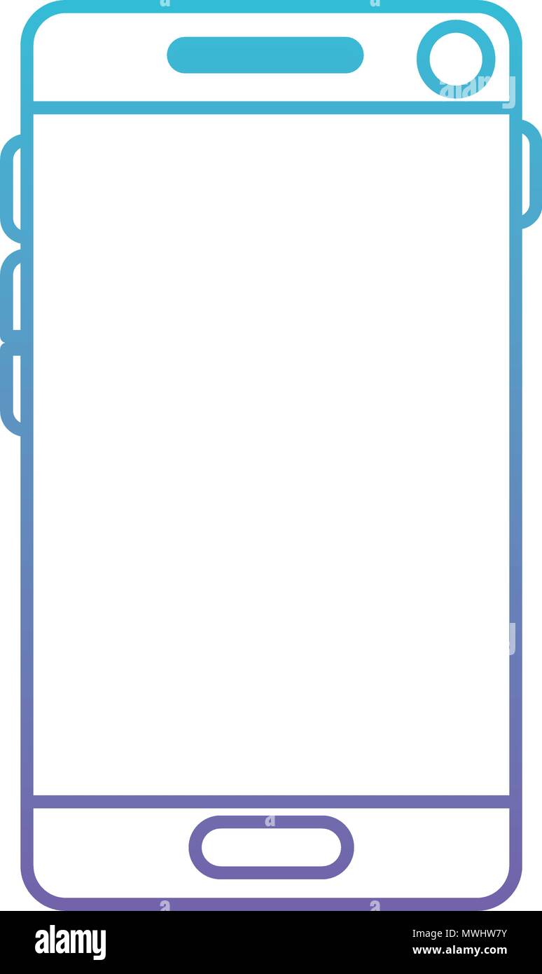 smartphone device isolated icon Stock Vector Image & Art - Alamy