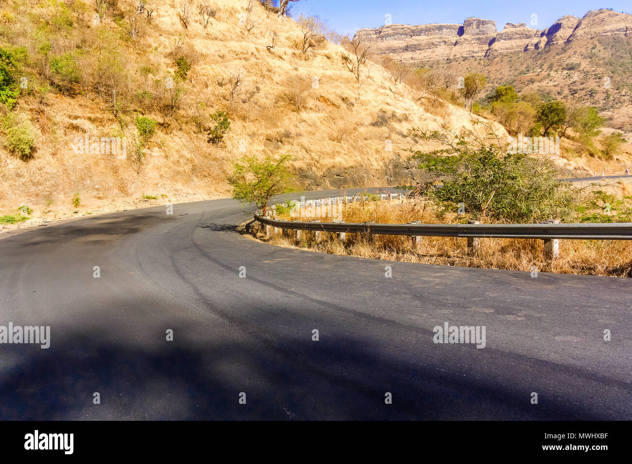 Seraba Mountain landscape near Seraba village on the road to Gondar in ...