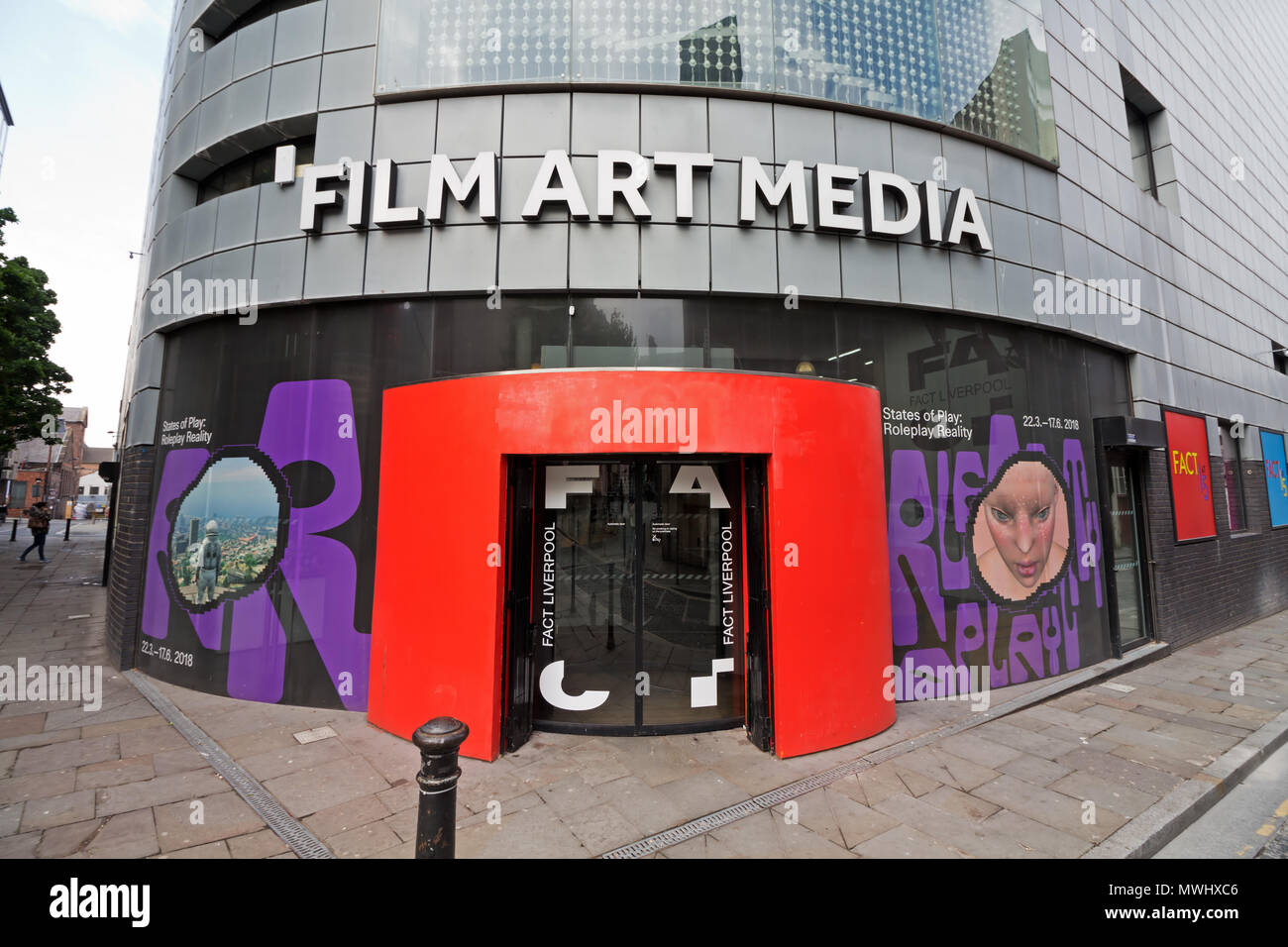 FACT media arts center in Wood Street Liverpool UK. Offer a unique