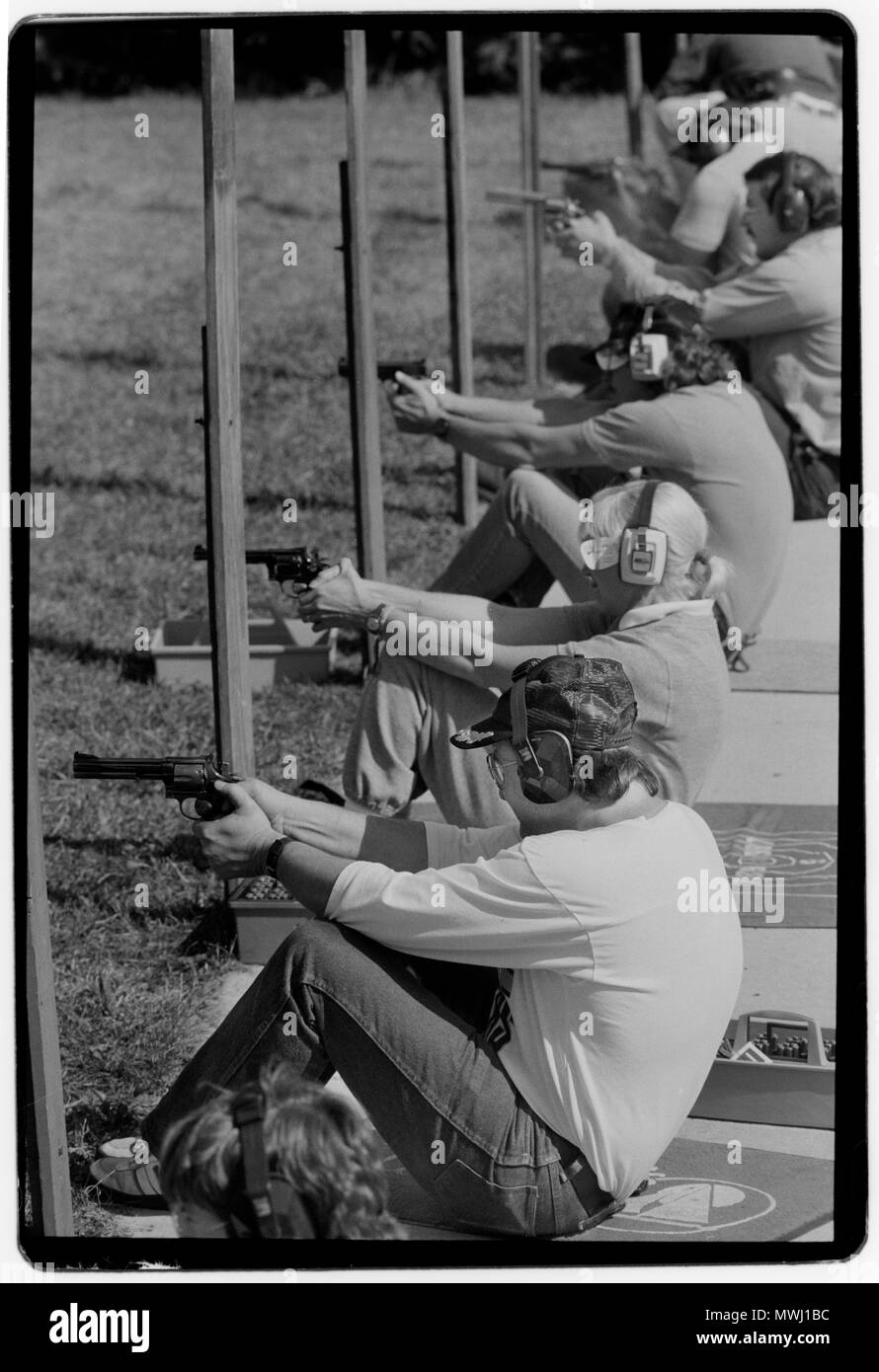 Gun Club Maryland USA. 1988 Stock Photo