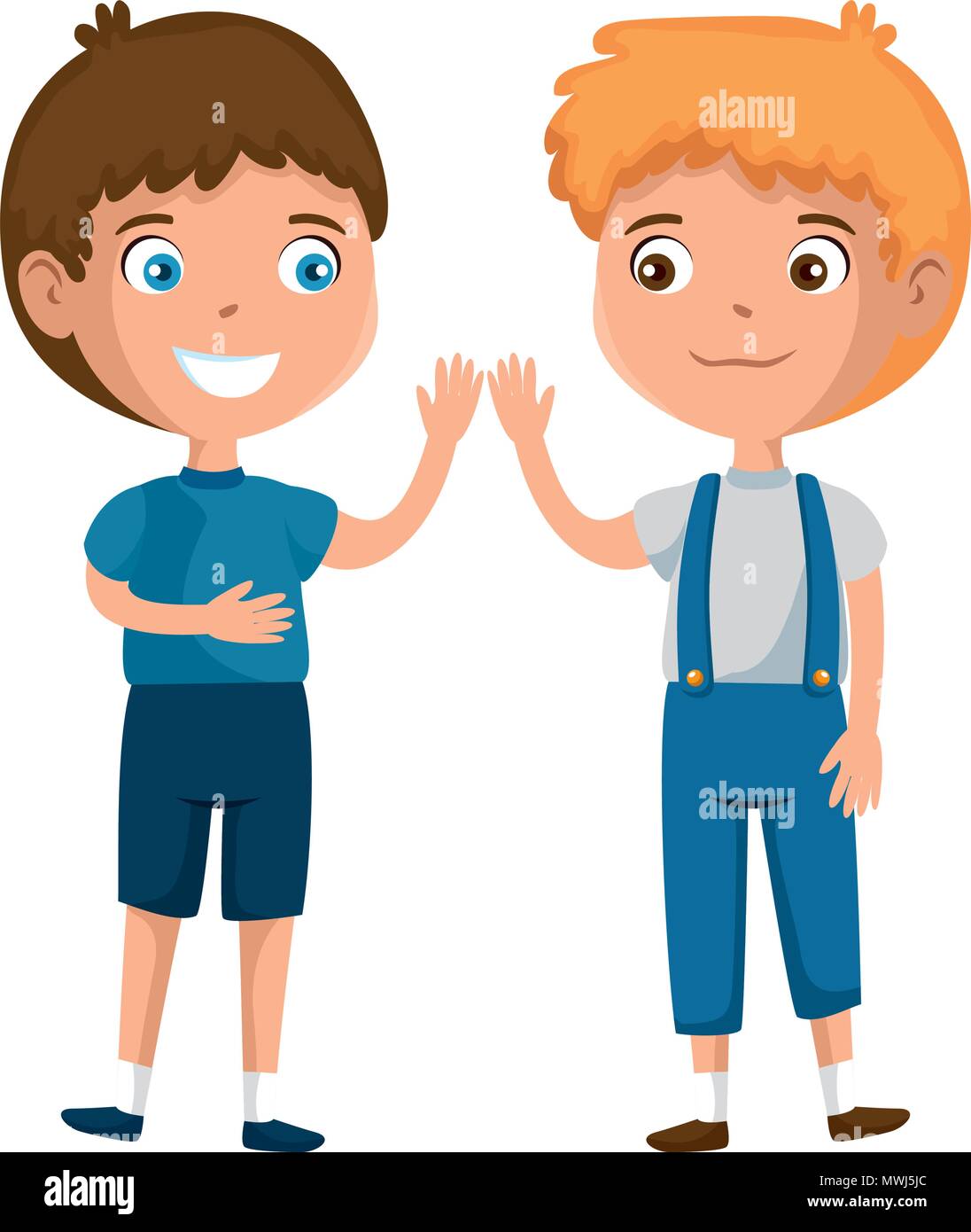 photo Friendship Images Cartoon Boys https www alamy com little boys friends characters image187869652 html