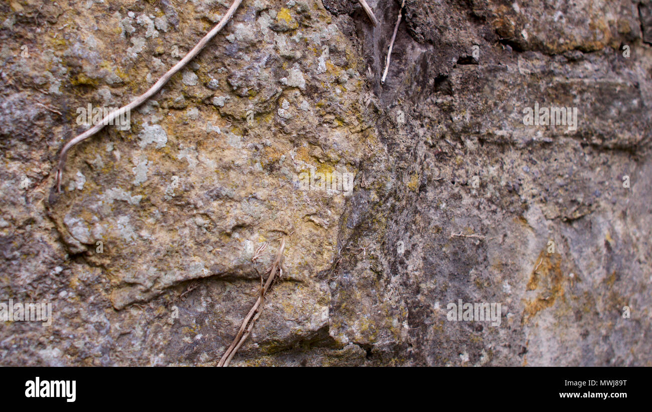 Textures in stone and brickwork Stock Photo