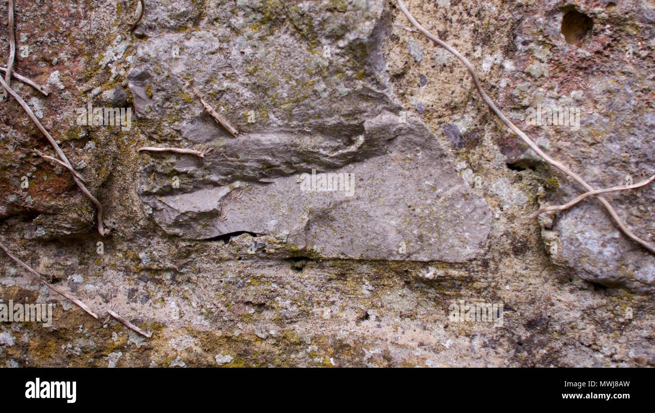 Textures in stone and brickwork Stock Photo