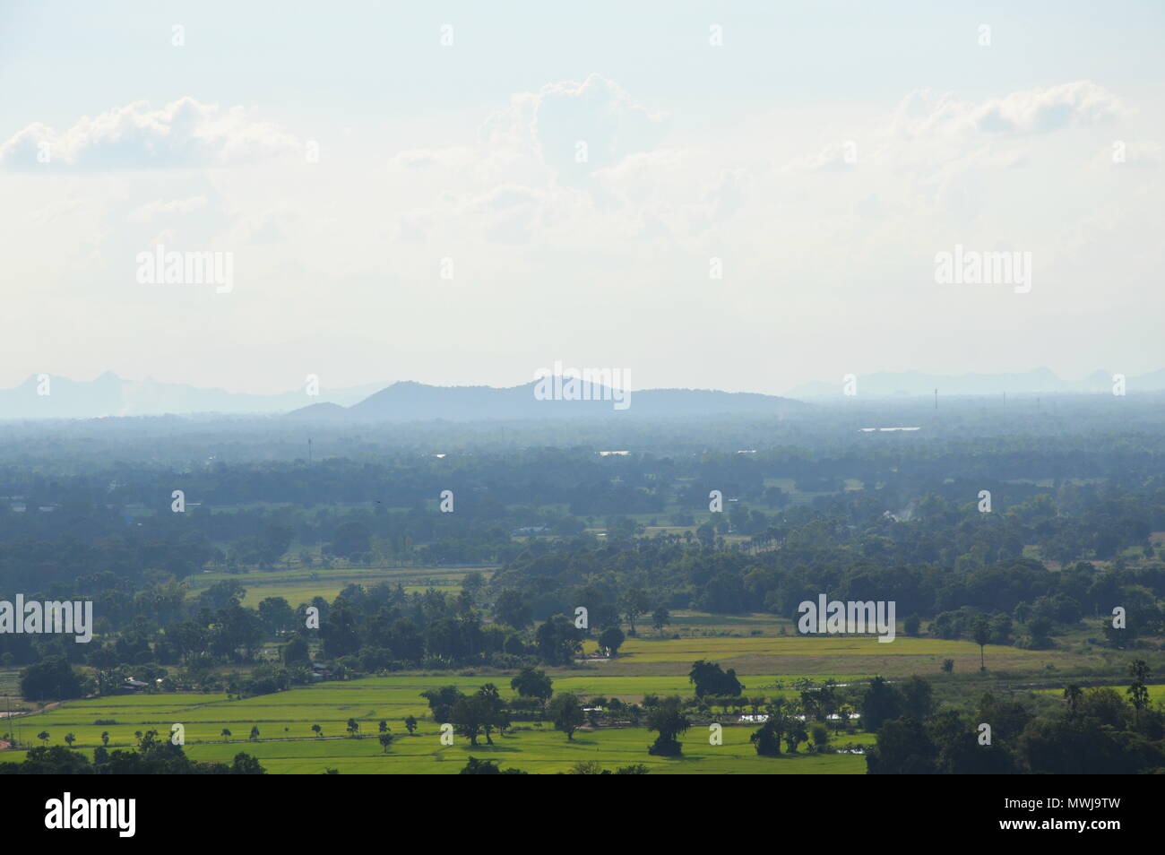 Up Country landscape of Thailand upcountry Stock Photo - Alamy