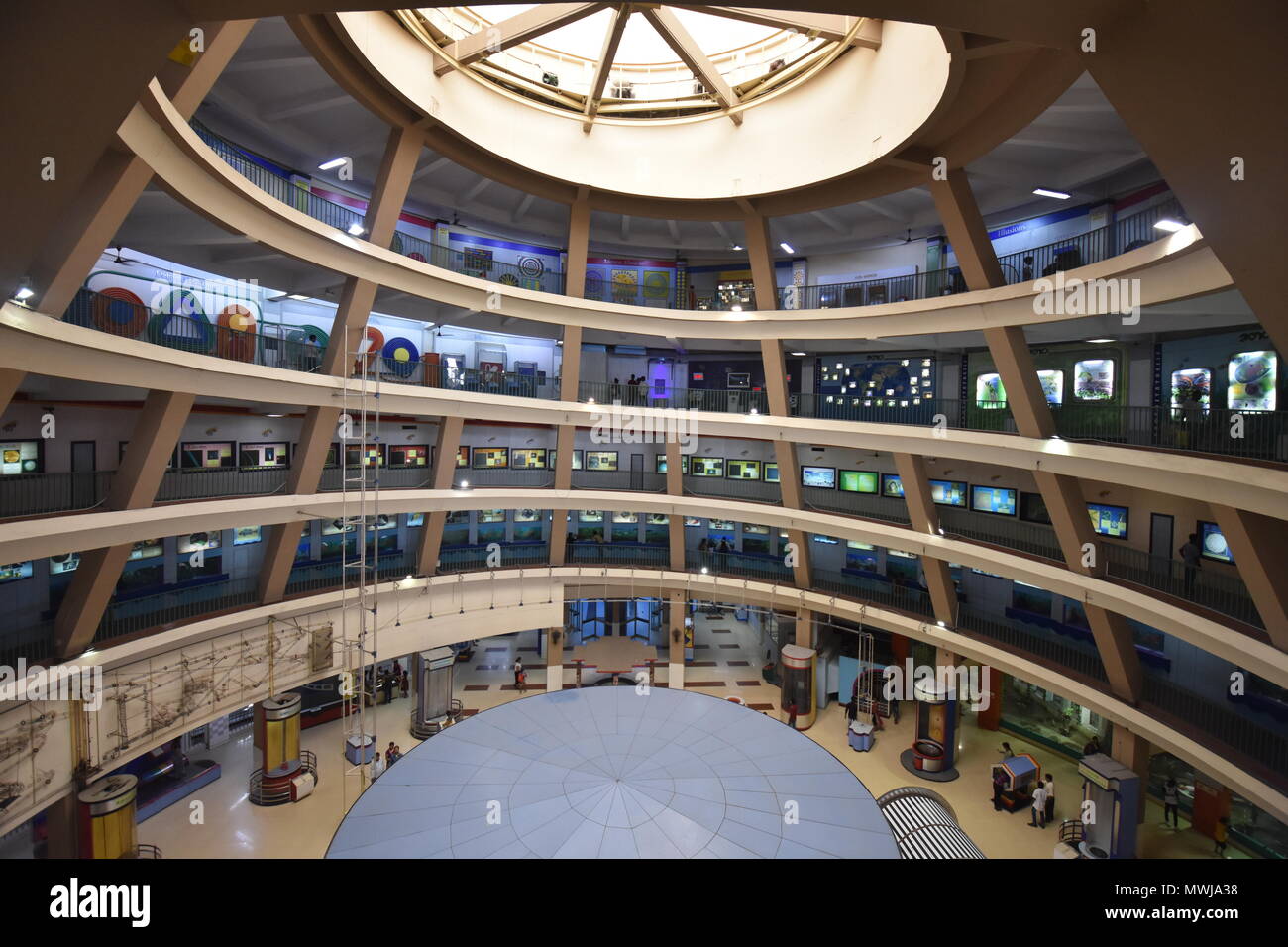 Dynamotion Hall interior, Science City, Kolkata Stock Photo Alamy