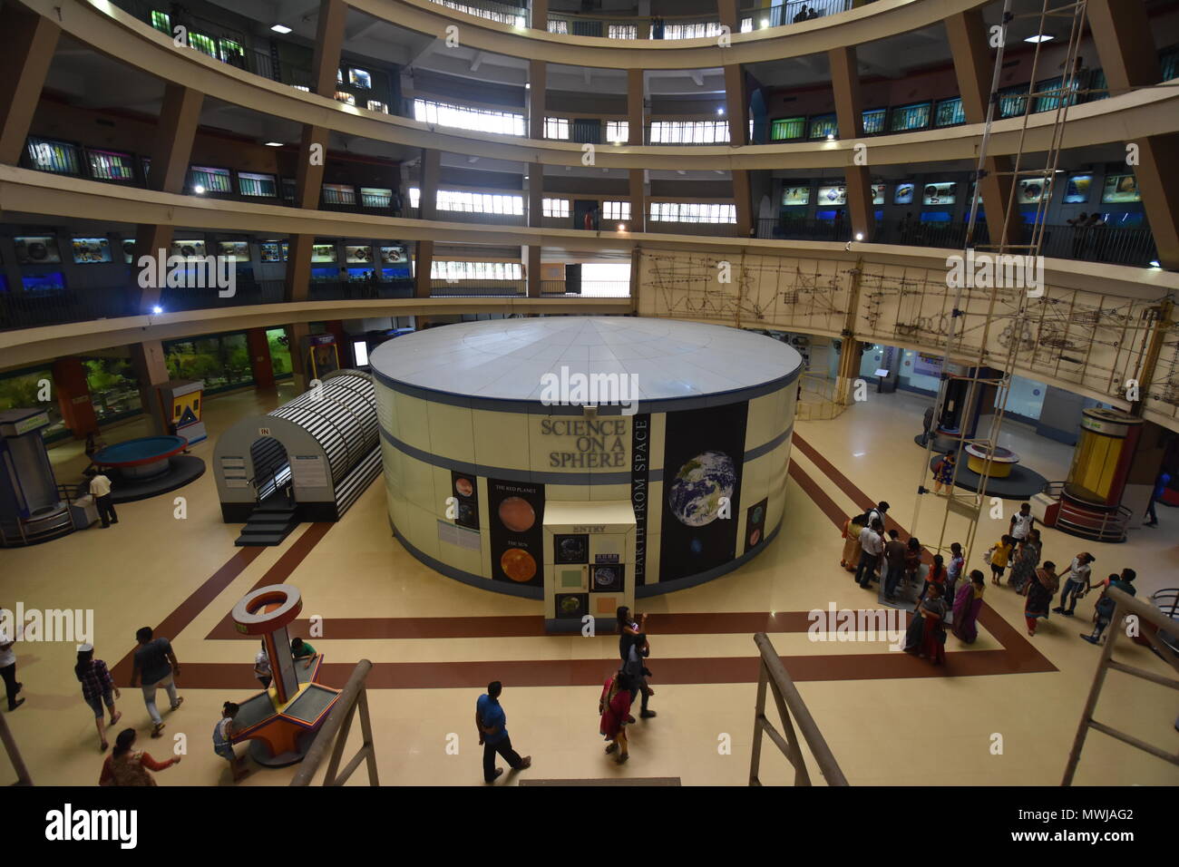 Science on a Sphere Dynamotion Hall Science City Kolkata Stock Photo Alamy