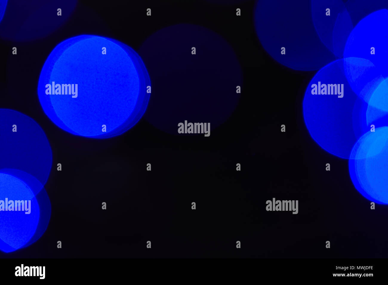 abstract dark blue bokeh circles background Stock Photo - Alamy