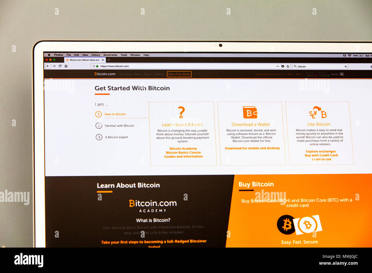 Bitcoin Website, Bitcoin, Bitcoin advice, Bitcoin is a cryptocurrency and  worldwide payment system, Bitcoin cryptocurrency, Bitcoin internet, Bitcoin  Stock Photo - Alamy