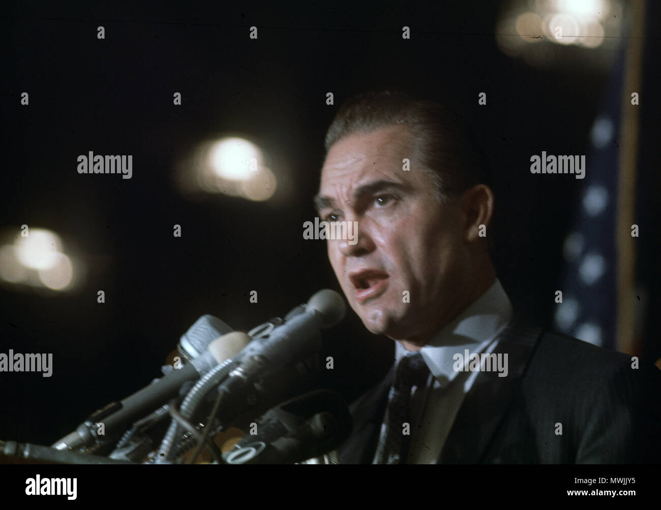 WALLACE (19191998) American politician as Governor of Alabama