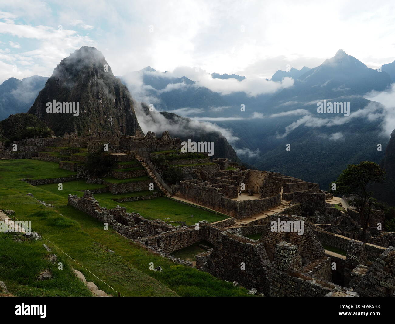 Machu Picchu in the Peruvian Andes Stock Photo - Alamy