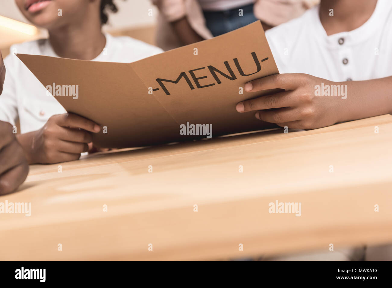 Kids cafe menu hi-res stock photography and images - Alamy