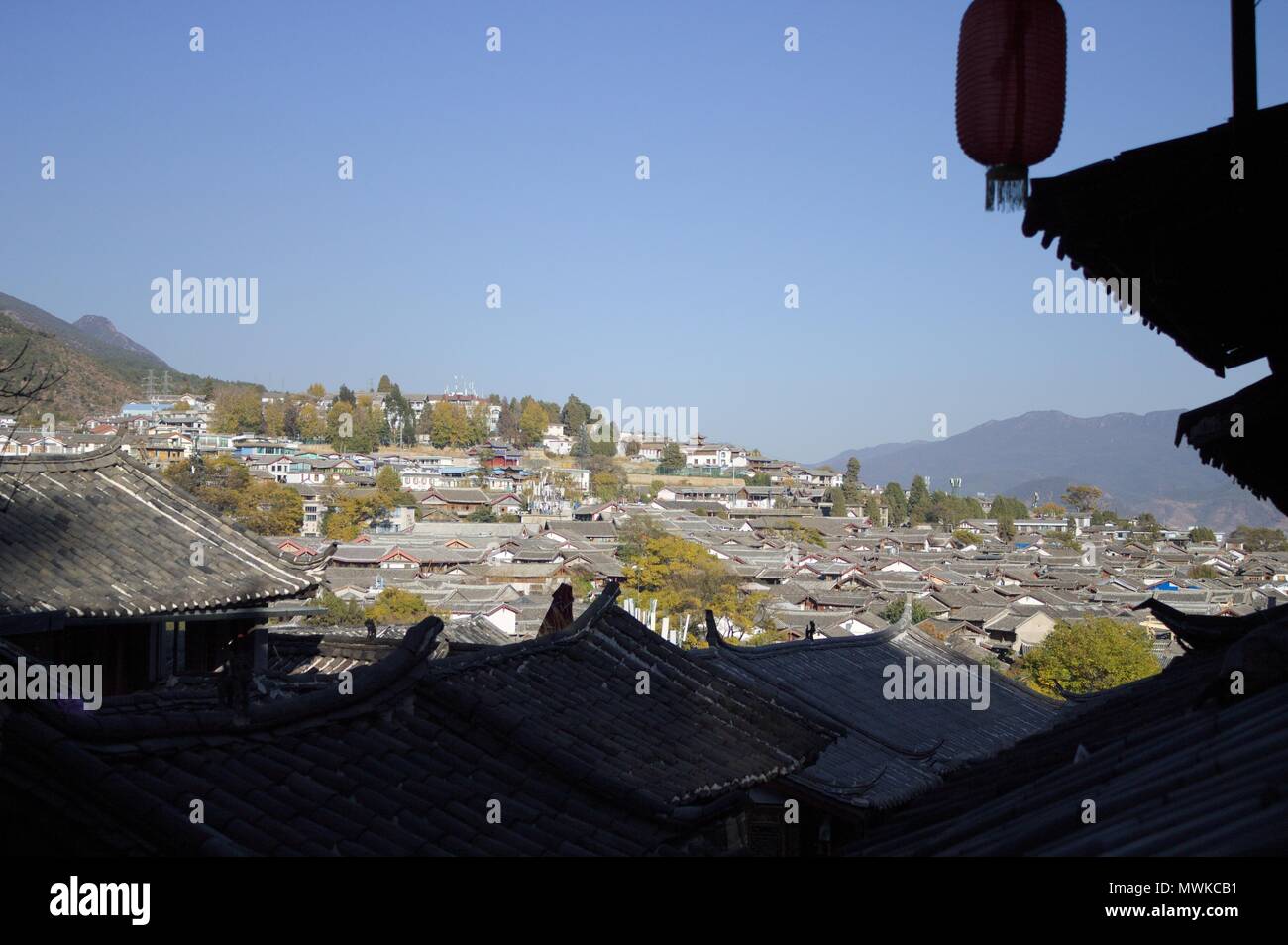 Chinese town view hi-res stock photography and images - Alamy