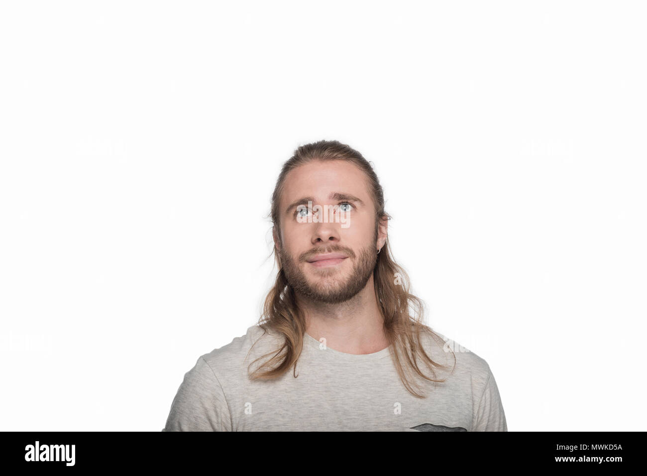 Bearded man young blond hi-res stock photography and images - Alamy